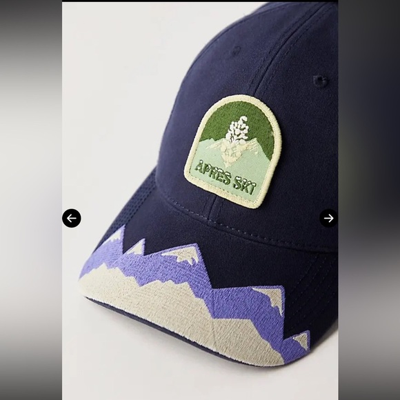 Free people movement AMERICAN NEEDLE 
Apres Ski Baseball Cap - Navy - Picture 3 of 8